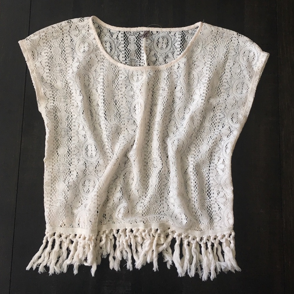 Super Cute Boho Lace Crochet Top